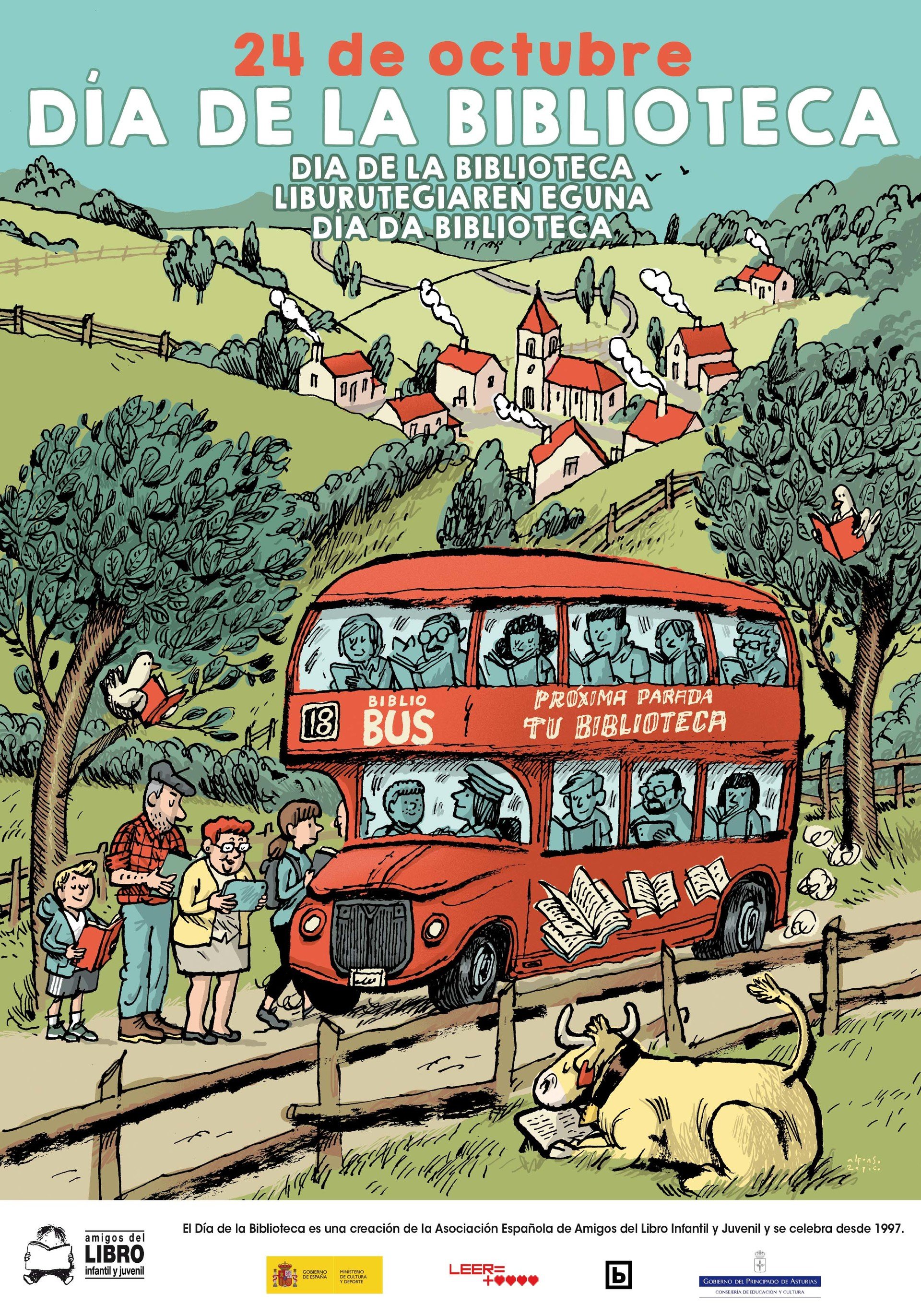 Diseña carteles de Bibliotecas con plantillas online, image size:1920x2743